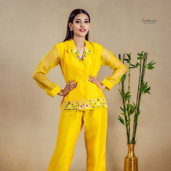 Yellow Sun Shine Bloom Co-Ord Set